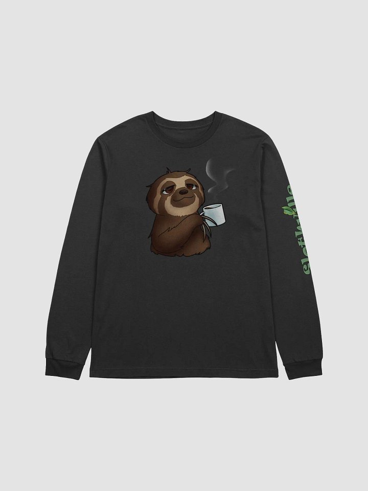 Slothville Coffee Sloth Super Soft Long Sleeve product image (4)