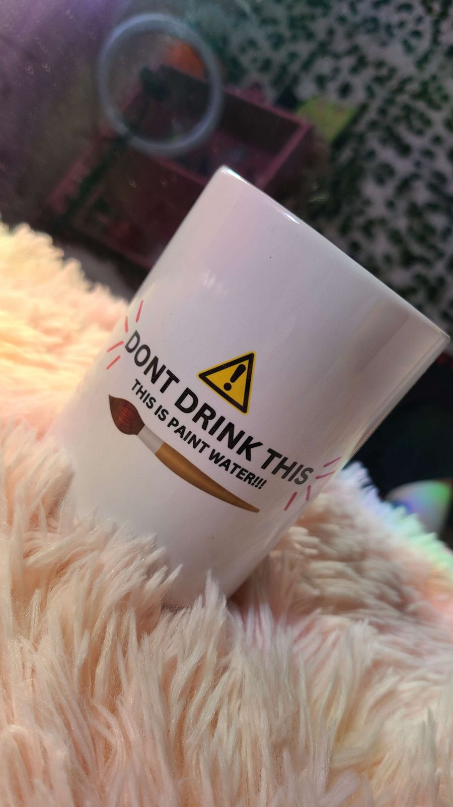 Do NOT drink Paint Water Cup product image (2)