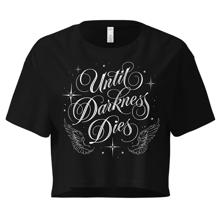 Until Darkness Dies (wings design) Women's Premium Crop Top product image (1)