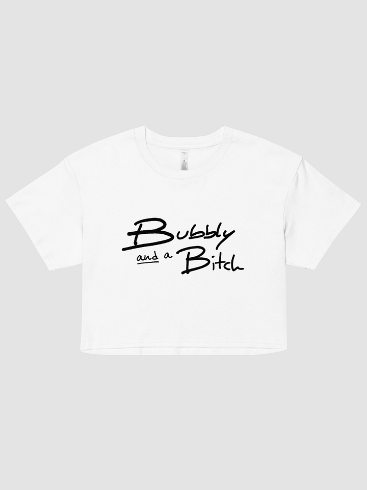 Bubbly and a B Women's Crop Top product image (2)