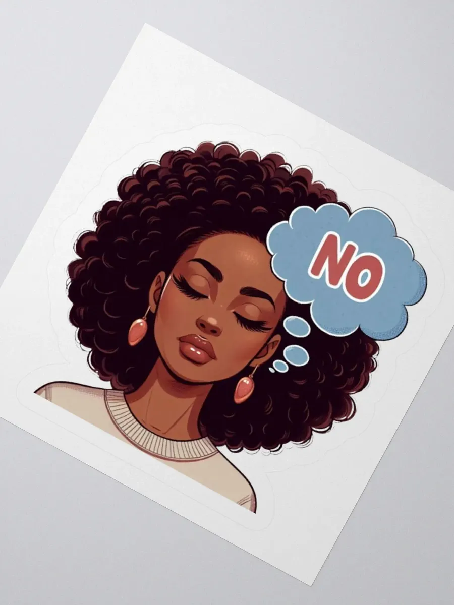 No | Kiss Cut Sticker product image (6)