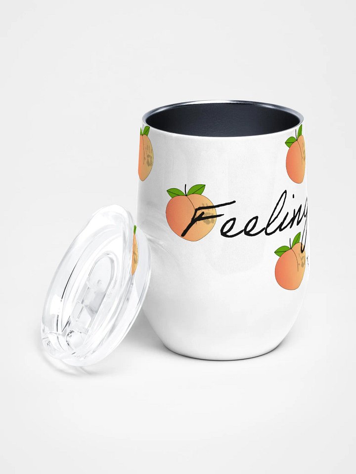 Feeling peachy wine tumbler product image (2)