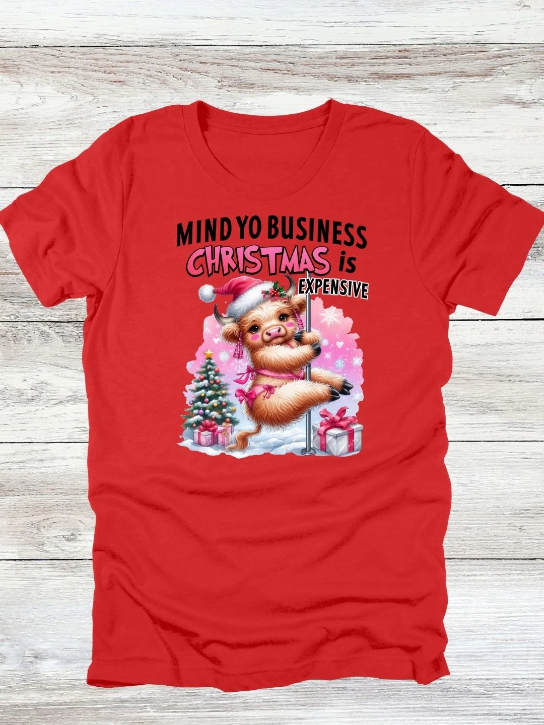 Mind Yo Business Christmas T-Shirt product image (18)
