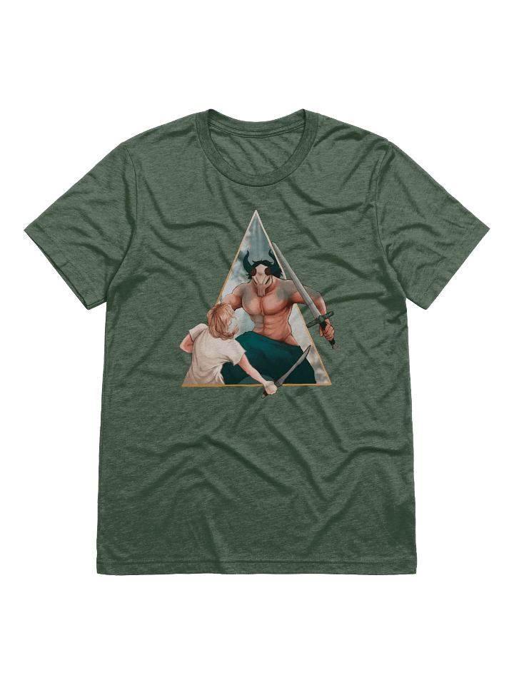 THE LESHY vs ISHANI Triblend T-Shirt - from Short Film Quest for the Sylvan Blade (Lux Arcana) product image (2)