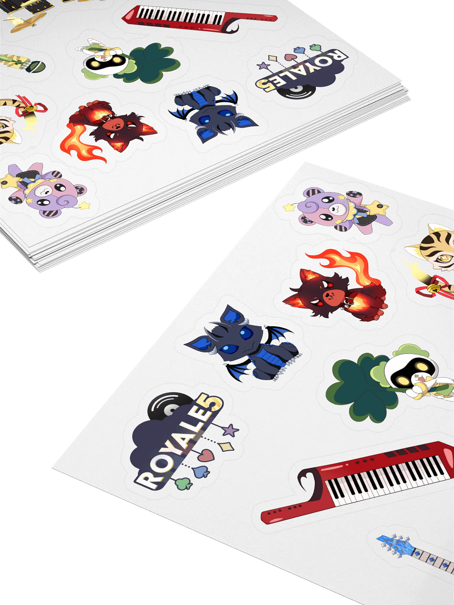 ☁️ ROYALE5 Debut ☁️ Sticker Sheet product image (3)