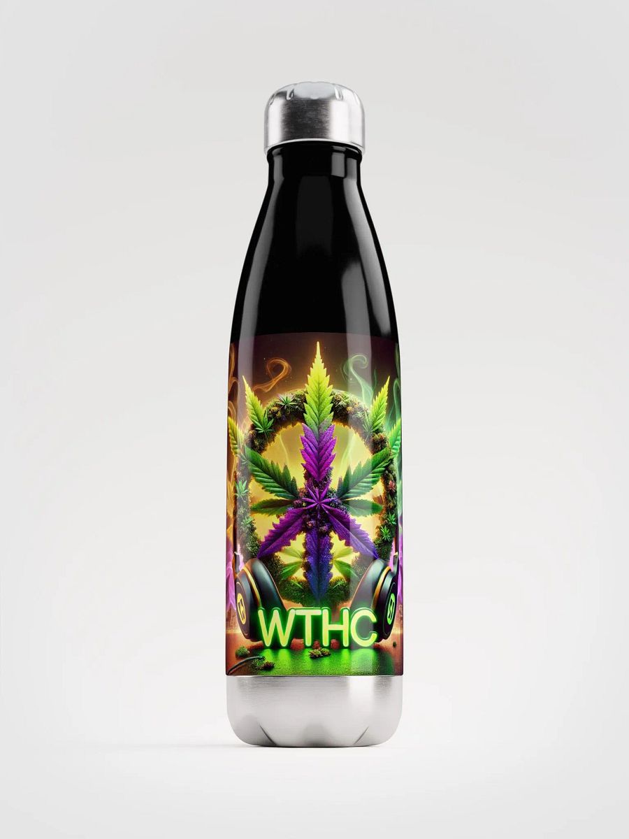 Da Psychedelic Cannabis Beats Stainless Steel Water Bottle product image (2)
