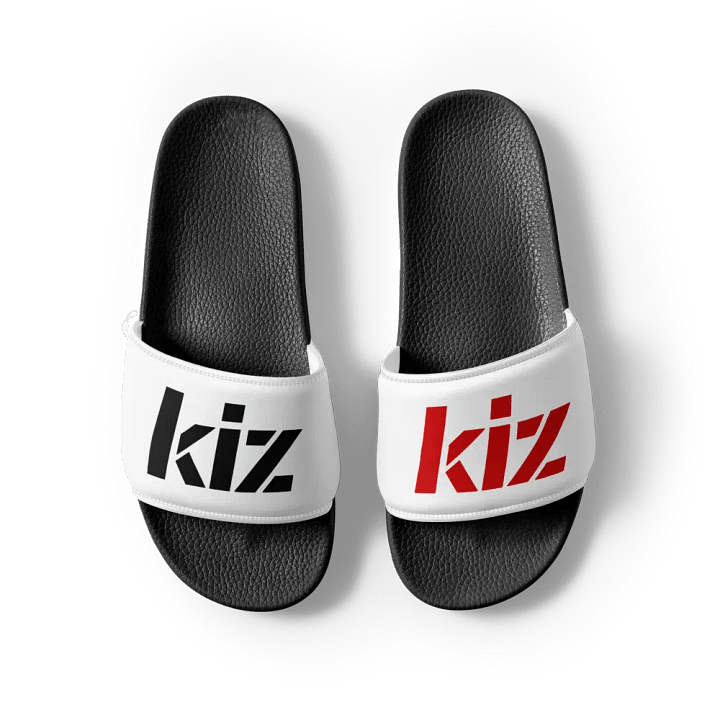 KIZ MEN'S SLIDES - WHITE / BLACK / RED product image (2)