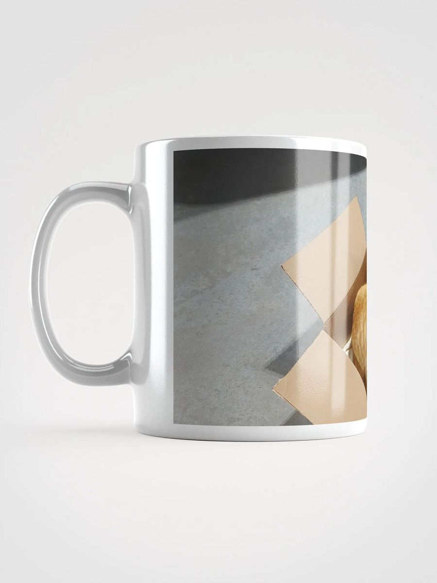 Jasper in his Box White Glossy Mug product image (11)