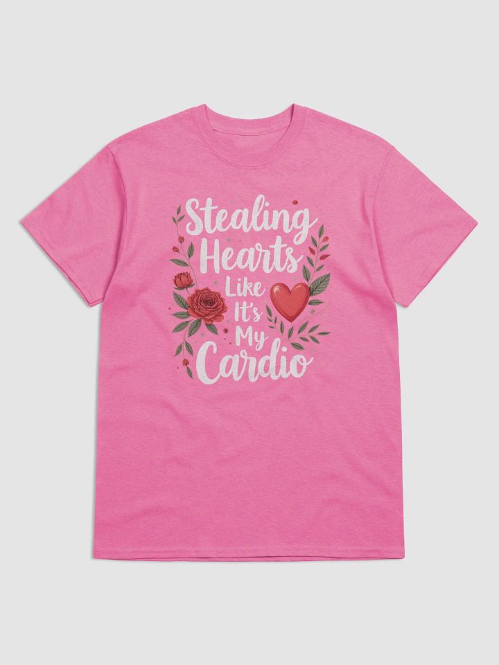 Stealing Hearts Like It's My Cardio' Valentine's Day t-shirt product image (1)