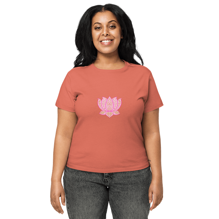 Lotus Bloom Gold-Embellished Tee product image (1)