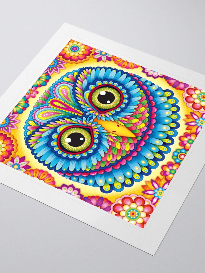 Colorful Owl Sticker product image (2)