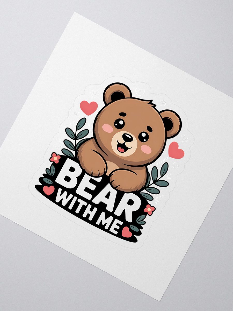 Bear With Me Kiss-Cut Stickers product image (2)