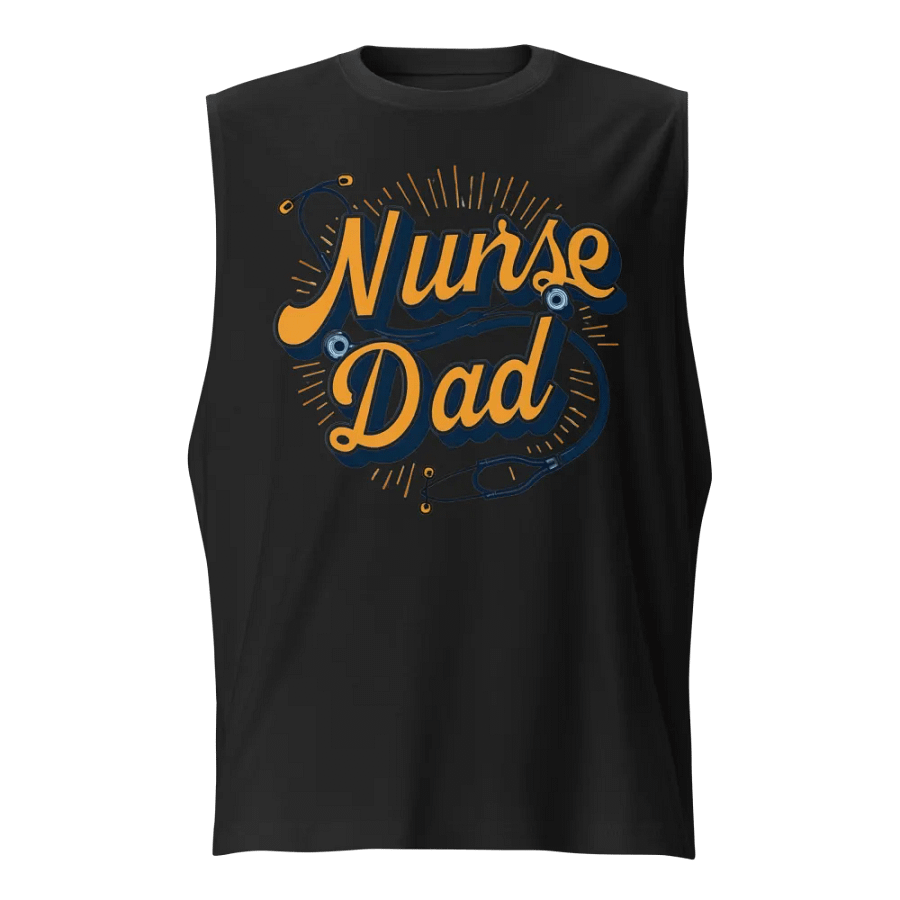 Stethoscope Dad nurse Muscle Tank product image (1)