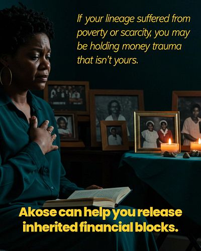 Sometimes your money struggles aren’t just about budgeting.
They’re ancestral.
They’re karmic.
They’re inherited.

If your li...