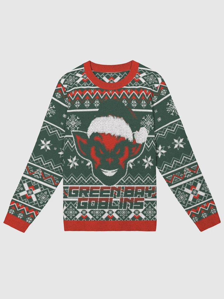 Green Bay Goblins Ugly Christmas Sweater product image (1)