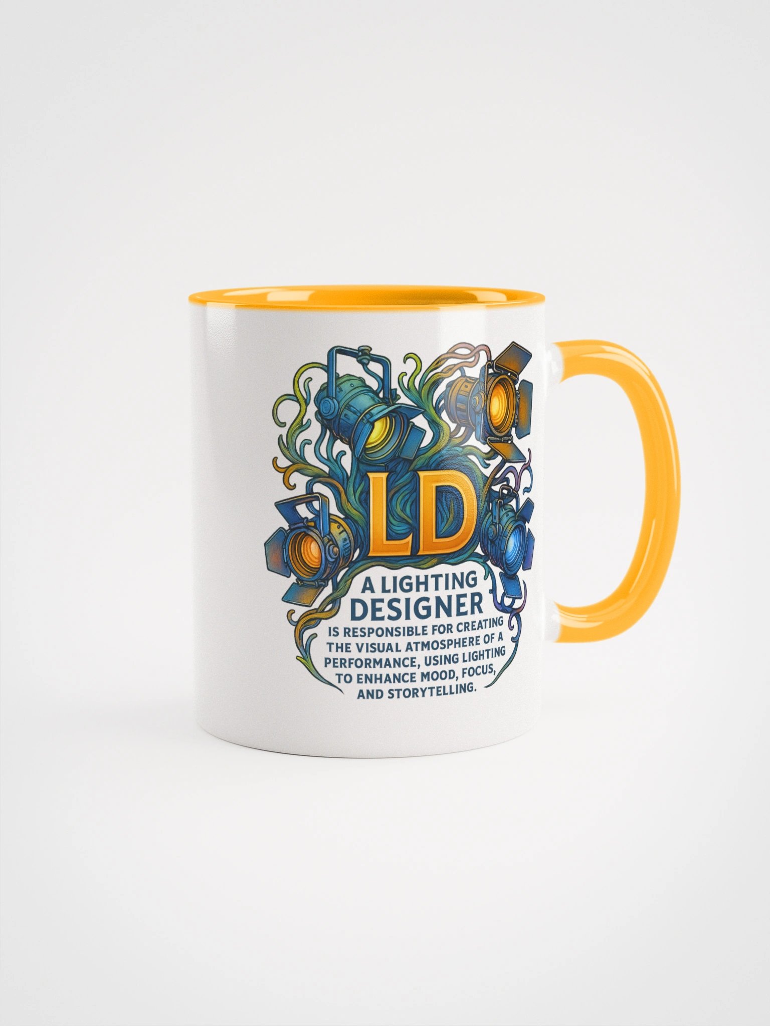 Theatrically Jerry: "LD (Light Designer) Organic Series" Mug product image (10)