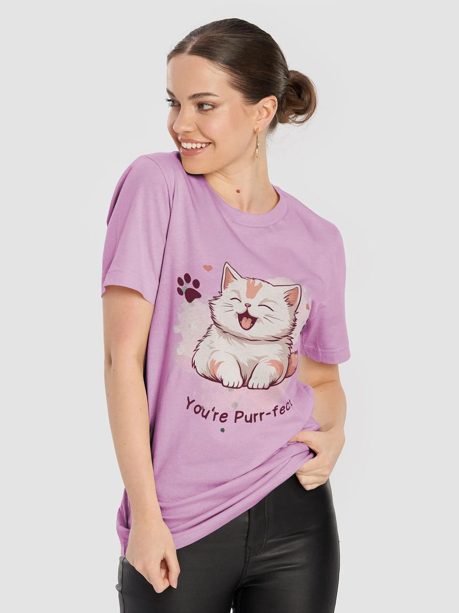 You're Purr-fect Happy Kitten Ultra Soft T-Shirt product image (5)