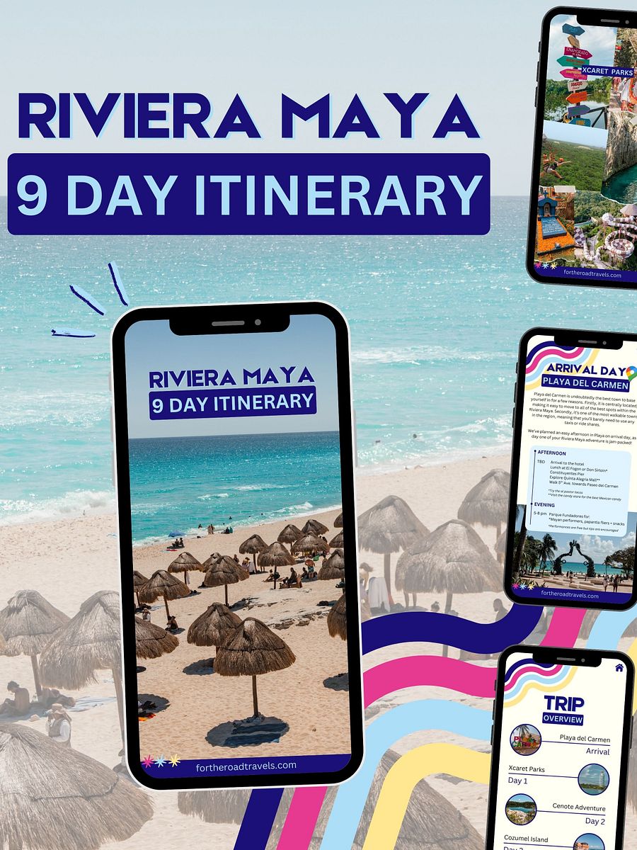 The 9-Day Riviera Maya Itinerary and Map product image (1)