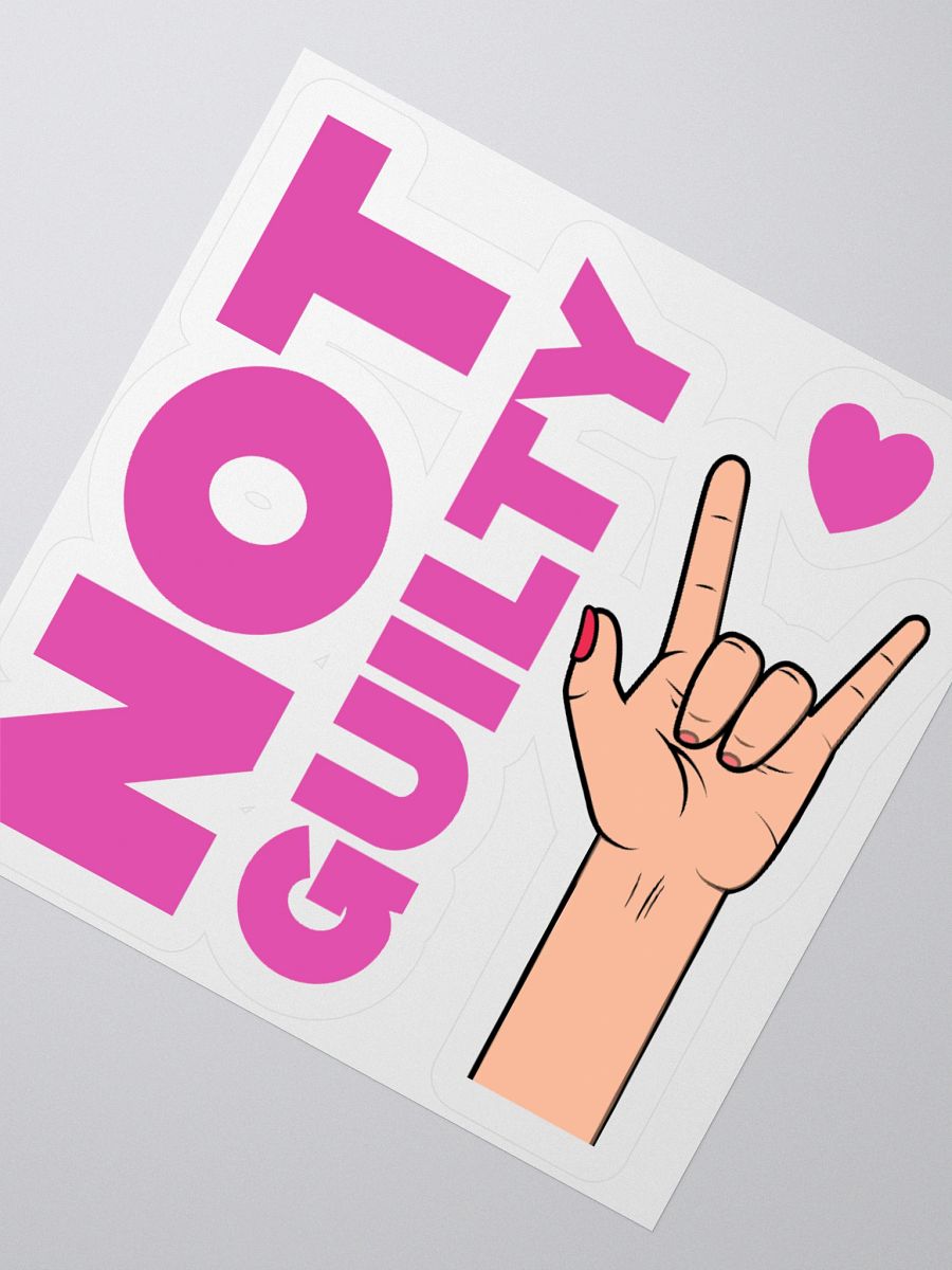 KR not guilty - sticker product image (7)