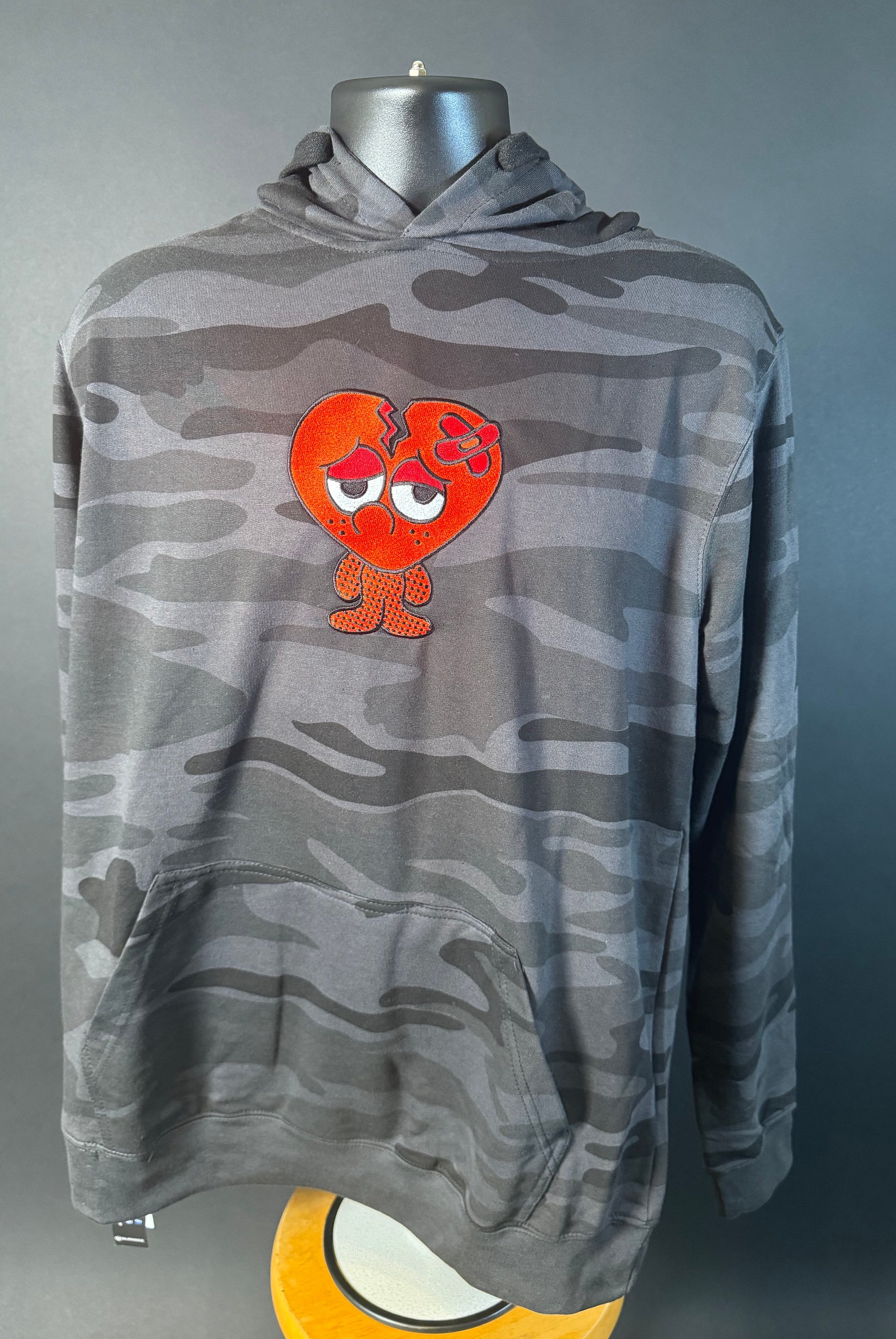 Camo Heart - Embroidered Hoodie product image (1)