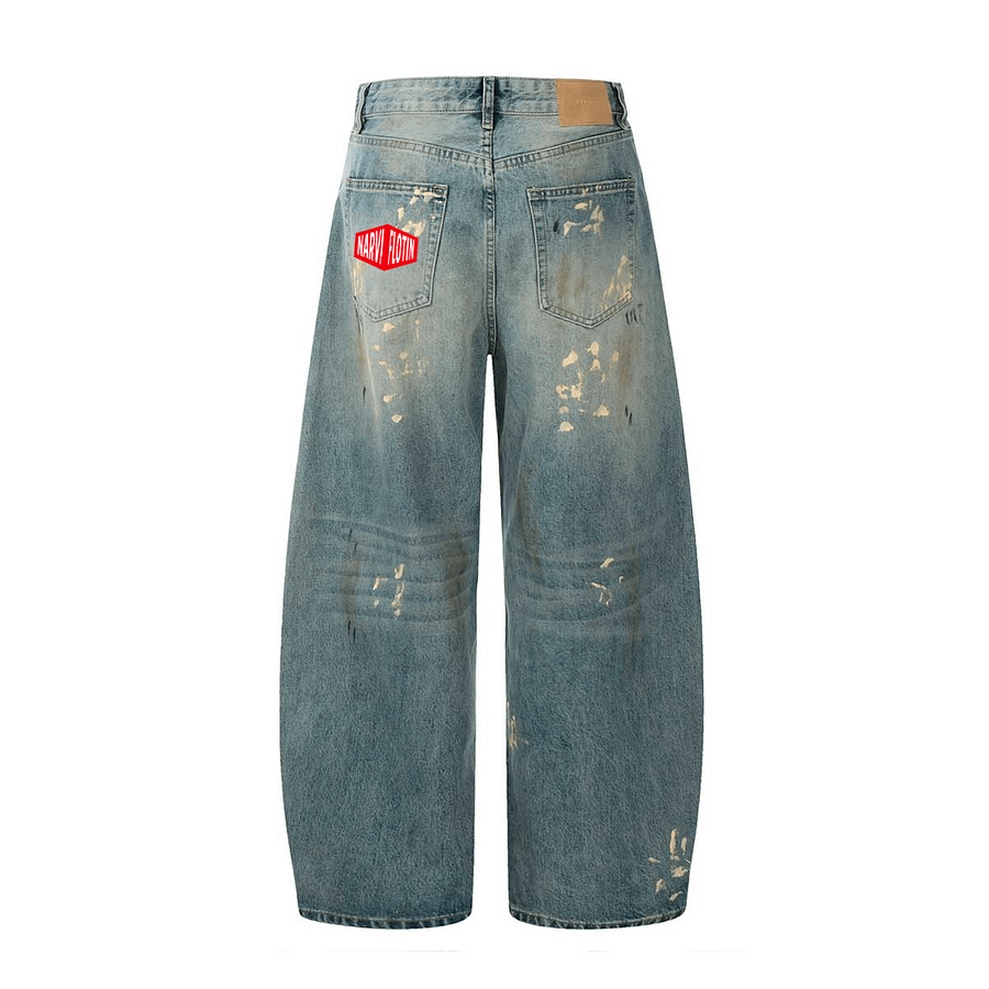 WANTED MEMORY®/NARVI FLOTIN® SPLATTER OVERSIZE JEANS 015 product image (2)
