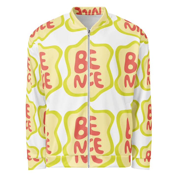 BE NICE All-Over Bomber Jacket product image (1)