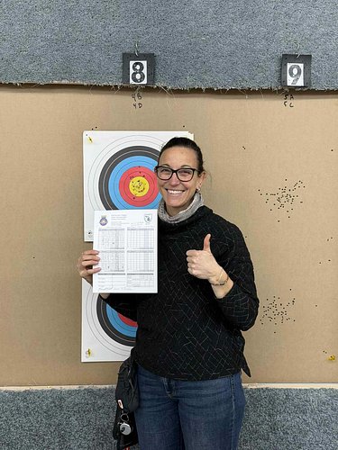 Best DM ever! Congratulations @kristina_pruccoli , looks like those pop darts skills are paying off 😏 #worldrecord #barebow #...