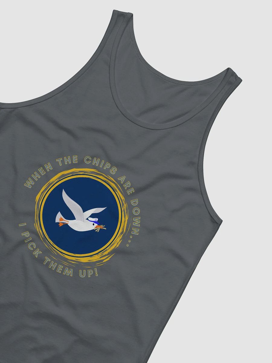When the Chips are Down I Pick Them Up! Tank Top in Dark Colours product image (16)