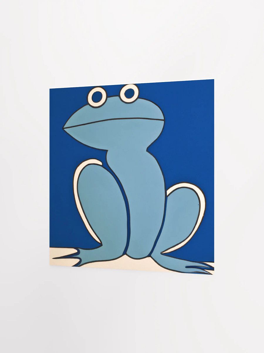 Blue Frog Modern Art Style in Five Sizes product image (3)