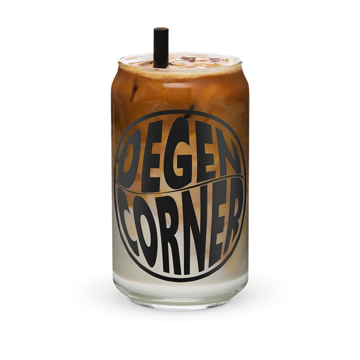Degen Corner - Soda Glass (dark logo) product image (2)