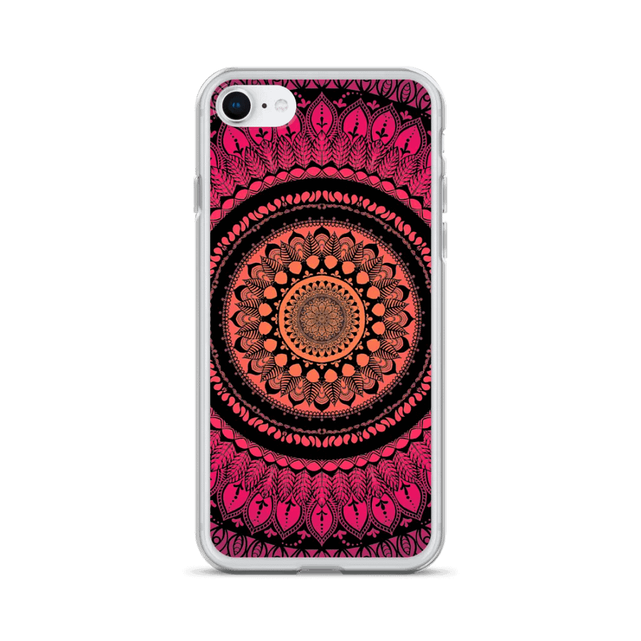 Pink mandala phone cover product image (2)