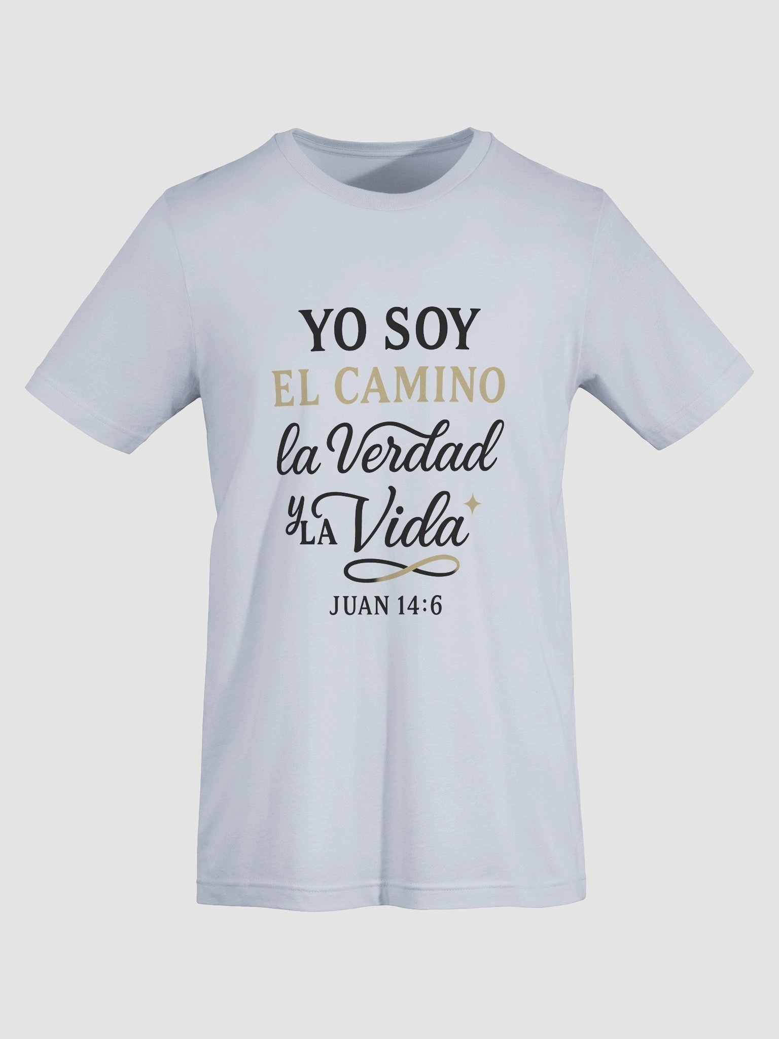 Christian T-Shirt – “Yo Soy el Camino, la Verdad y la Vida” (John 14:6) – Spanish Bible Verse product image (7)