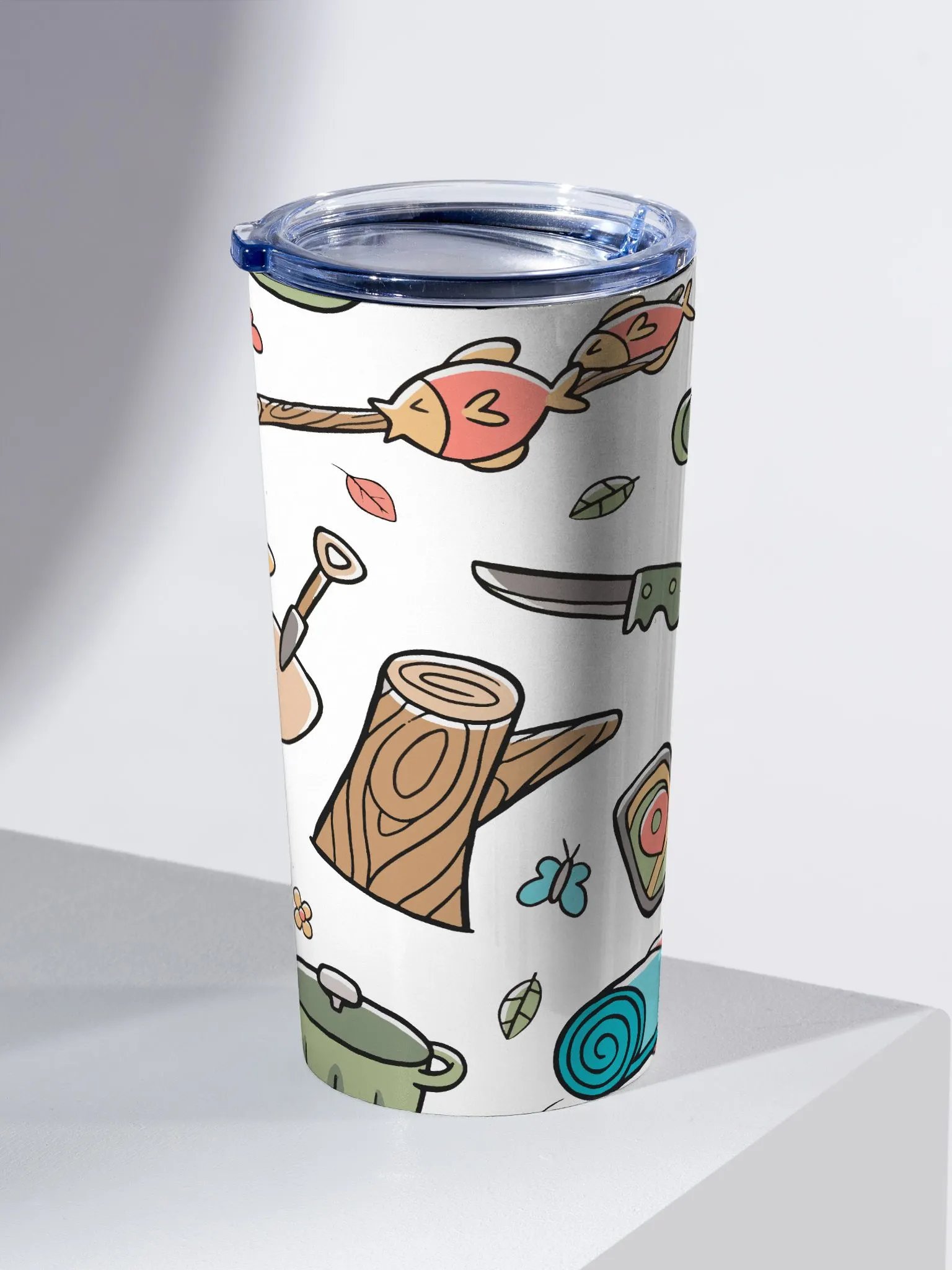 Camping Theme Insulated Tumbler w/ Lid product image (2)