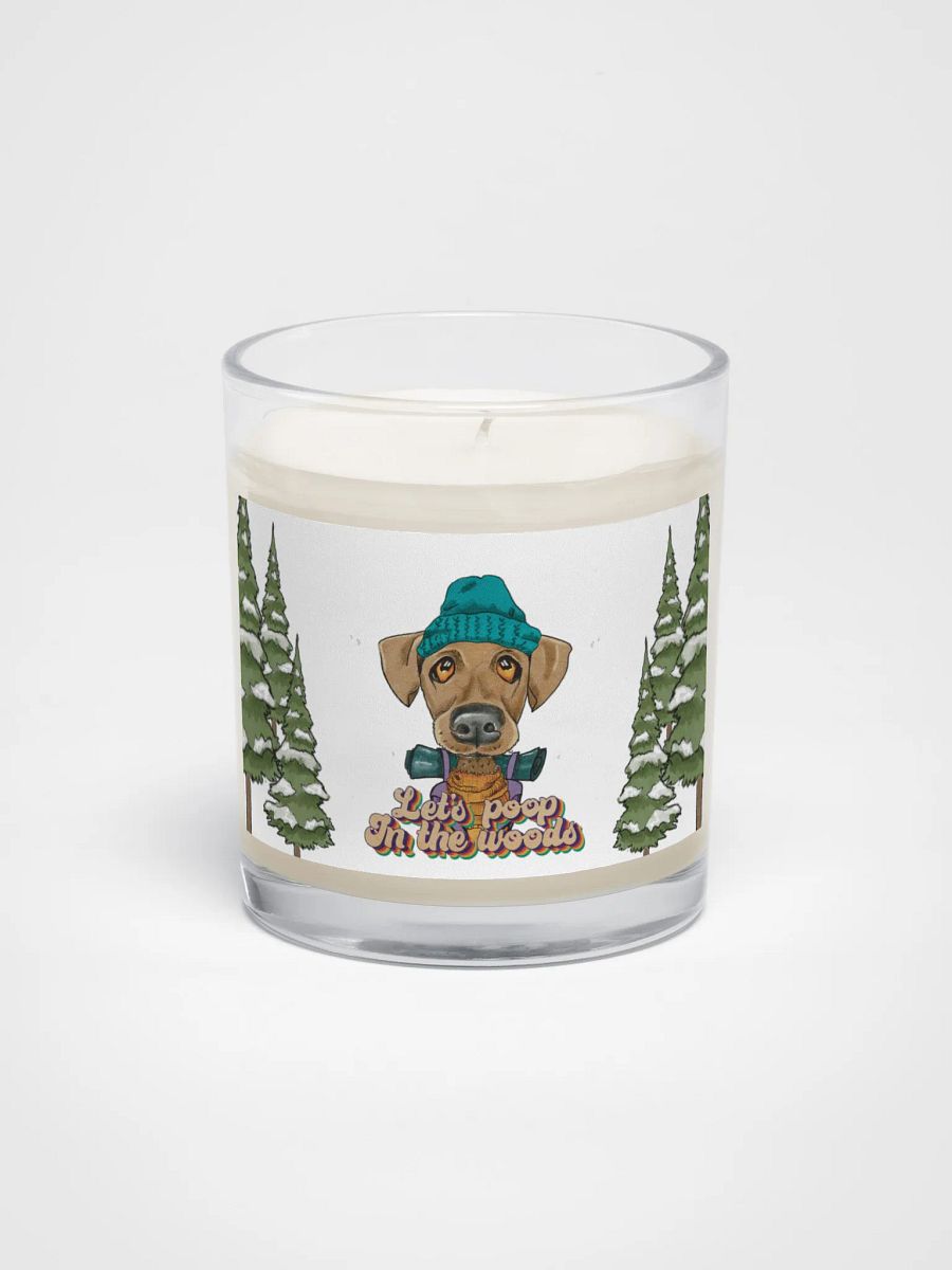Camping Dog Candle - Let's Poop in the Woods product image (5)