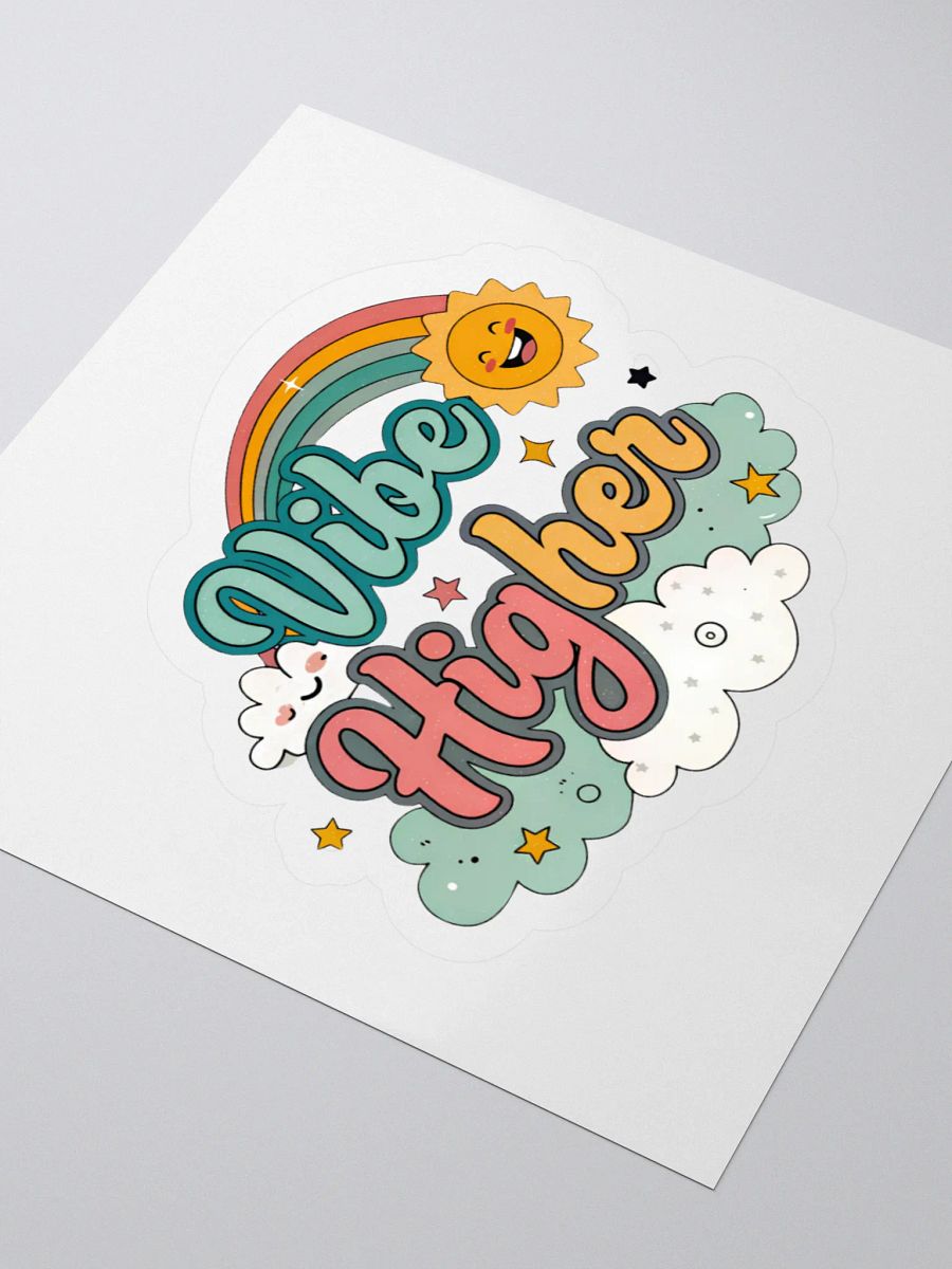 Vibe Higher Kiss Cut Stickers product image (9)