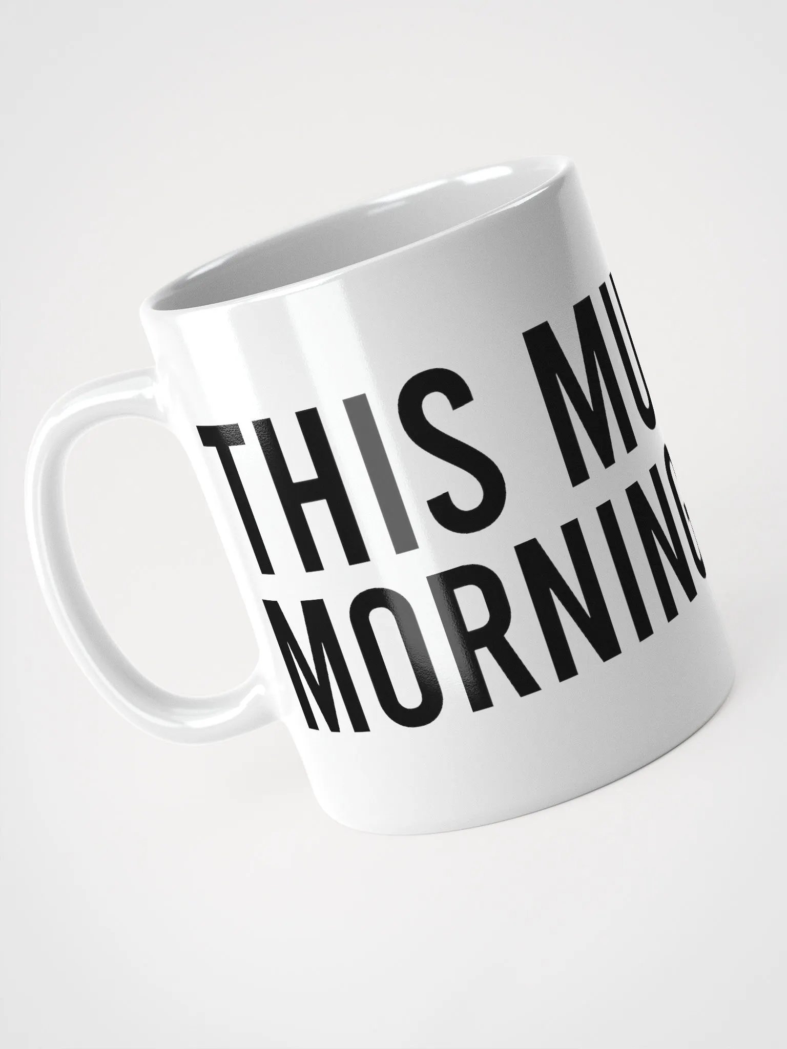 This mug is my morning ritual. - coffee mug product image (7)