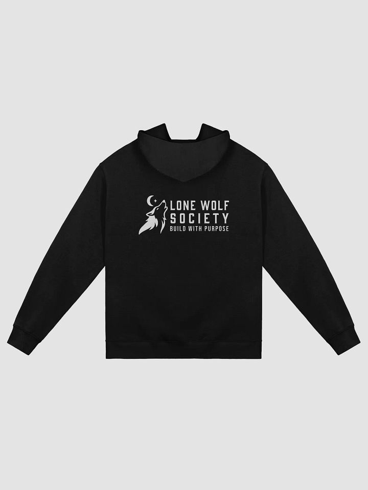 Lone Wolf Society Black Hoodie product image (2)