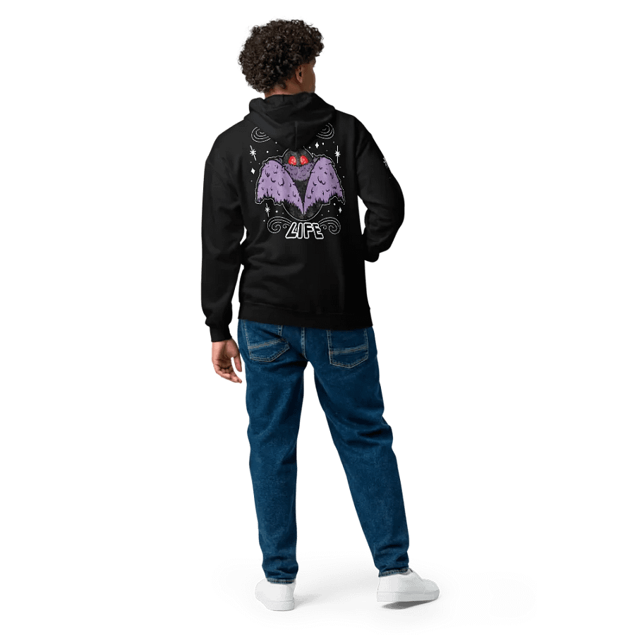 Mothman Lurk Life Zip Hoodie product image (4)