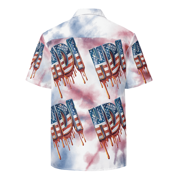 Patriotic HDI Drip Hawaiian Shirt product image (2)