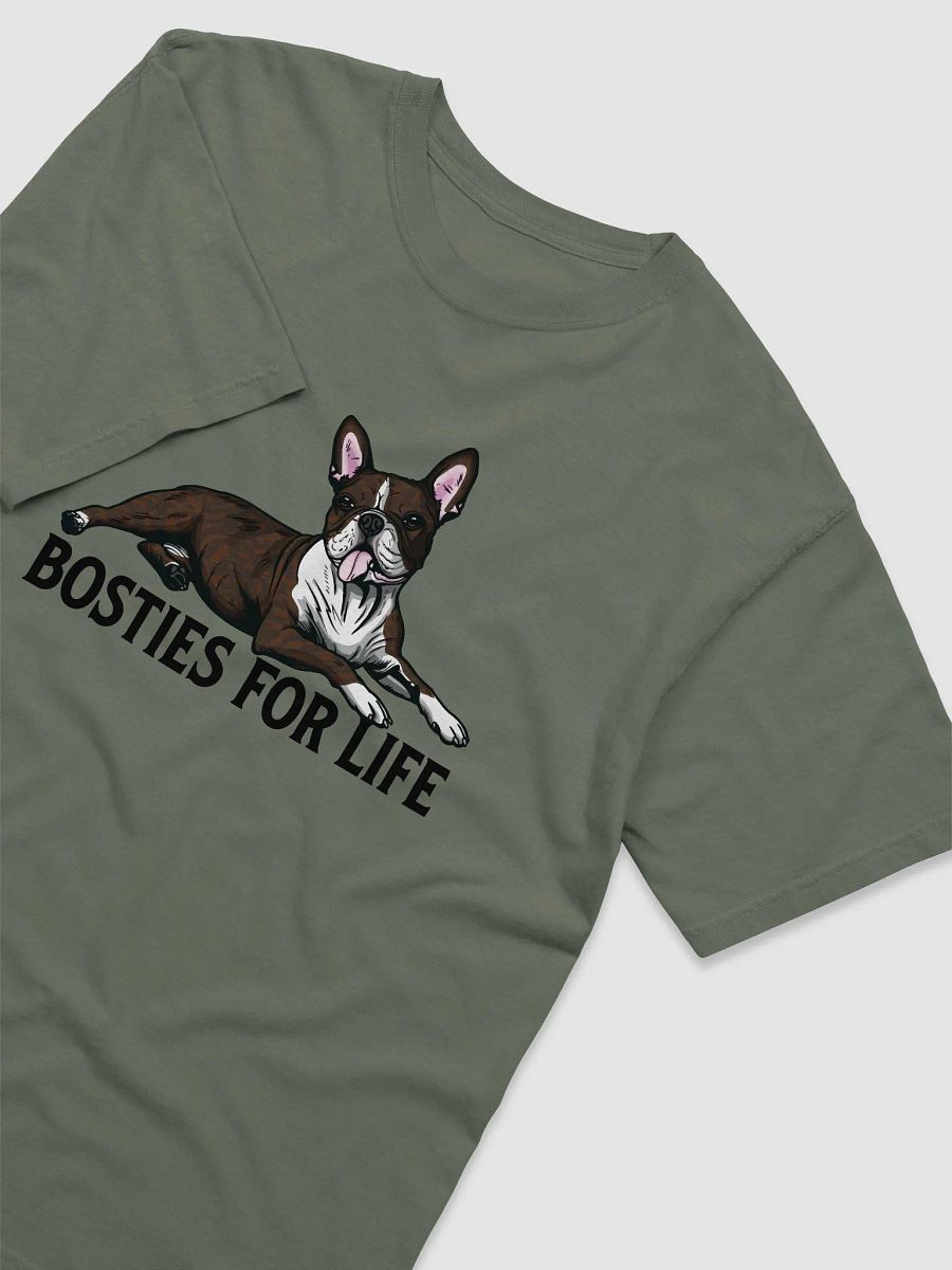 Bosties for Life T-Shirt of a Boston Terrier(Brindle) | Funny T-Shirt for Bostie Paw-rents product image (24)