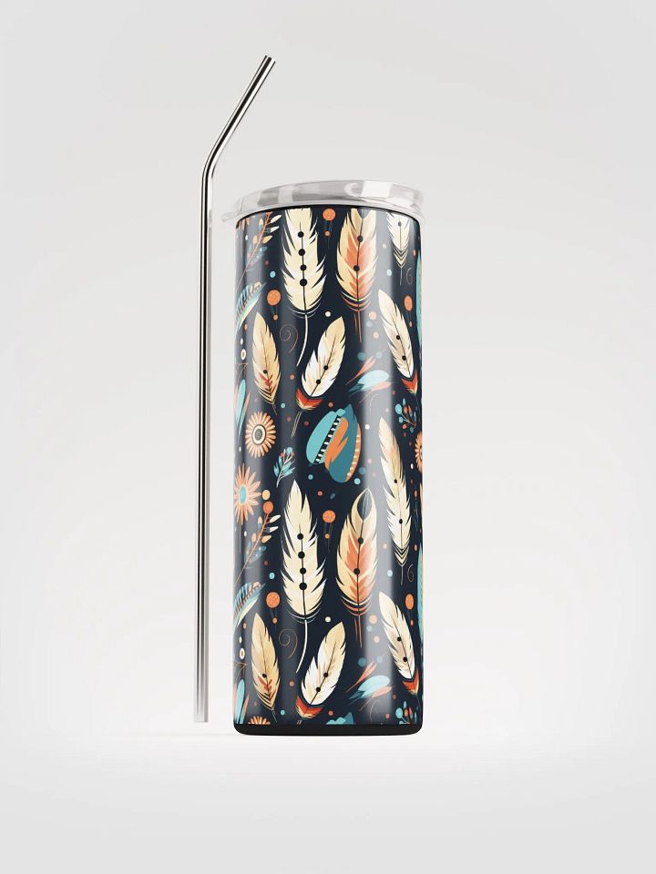 Harmonious Feathers Stainless Steel Tumbler product image (1)