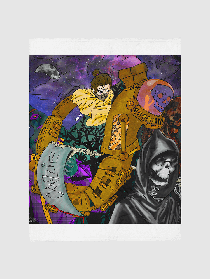 Crazzie Train Throw Blanket product image (1)