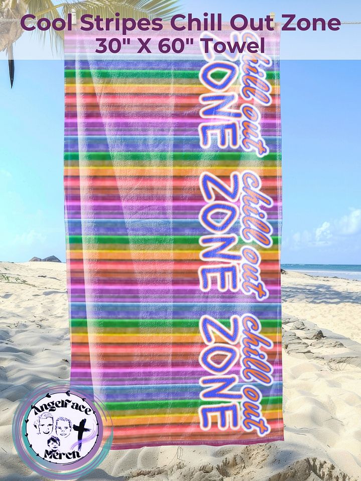 Cool Stripes Chill Out Zone Towel product image (2)