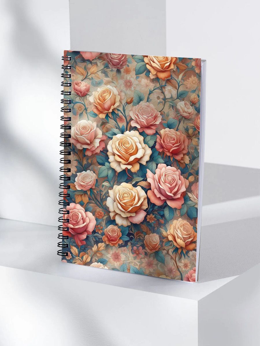 Royal Floral Spiral Notebook product image (4)