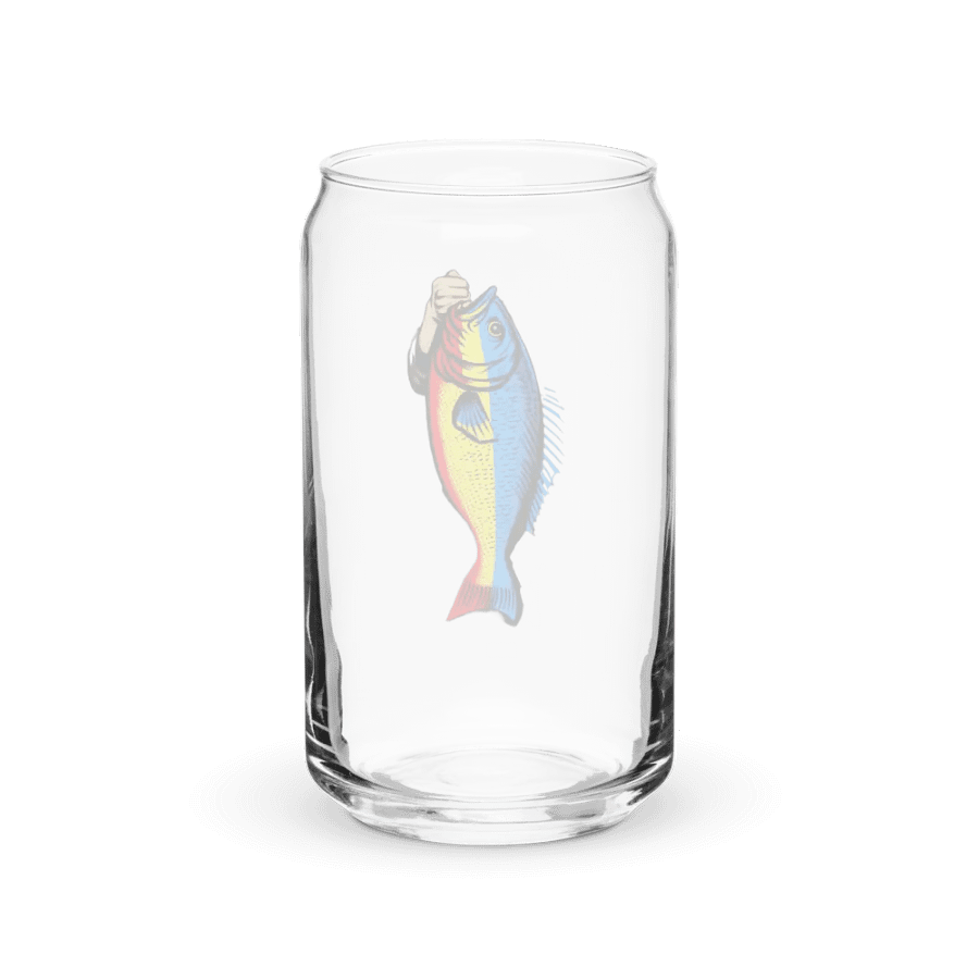 Vibrant Fish Can Glass product image (38)