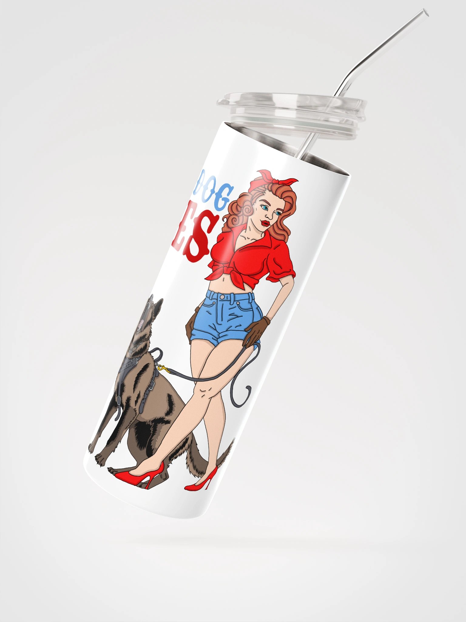 Yes My Dog Bites Stainless Tumbler product image (2)