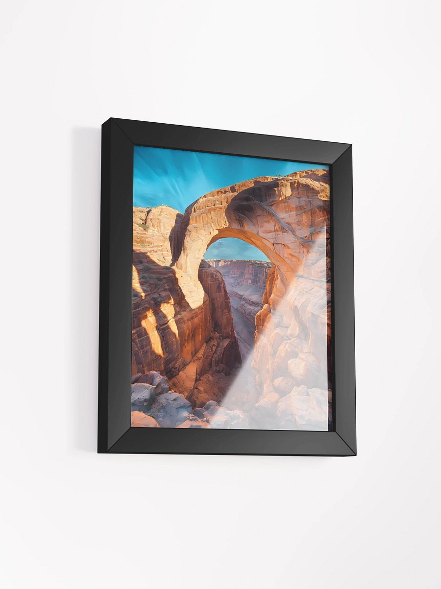 Canyon Glow: Framed Natural Arch Poster product image (3)