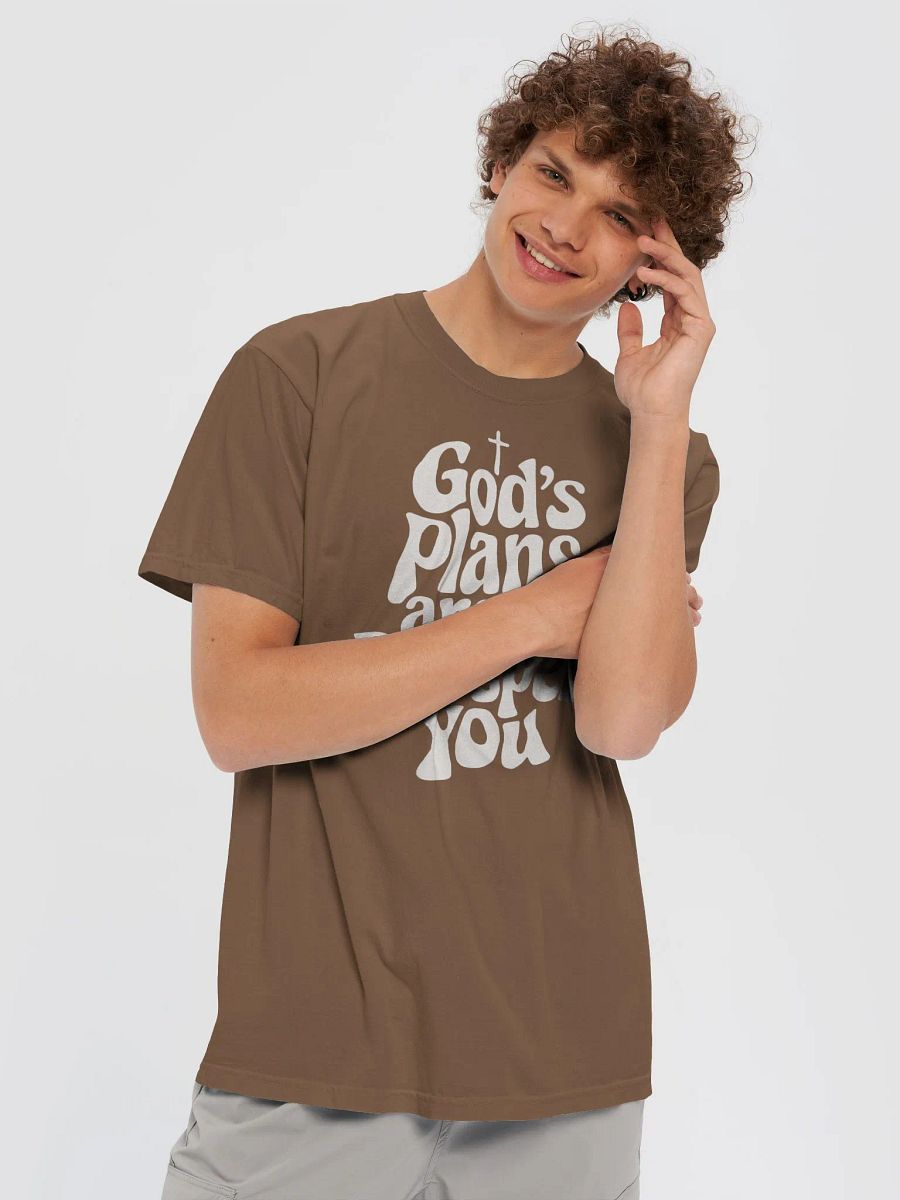 God's Plans Are to Prosper You – Jeremiah 29:11 Bible Verse Comfort Colors T-Shirt product image (6)