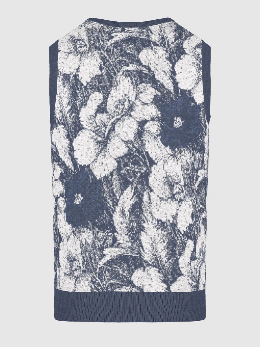 Floral Bliss II Knitted V-Neck Vest product image (6)