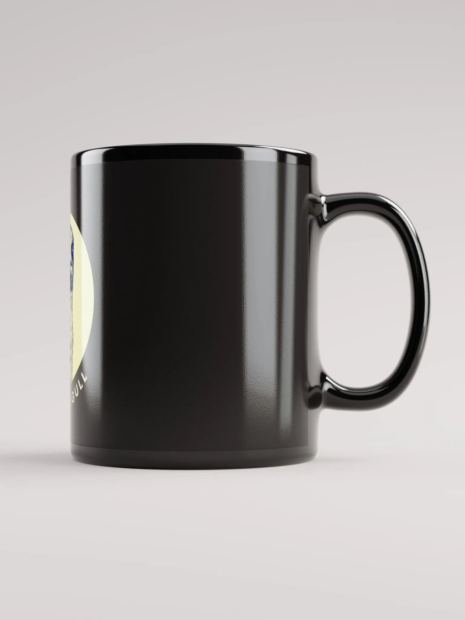 #GavintheGull Glossy Black Mug product image (1)